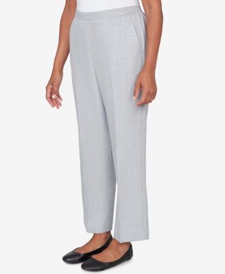 Petite Al Fresco Tailored Flat Front  Pants