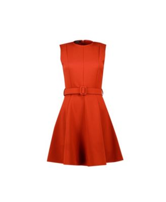 Women's A-Line Belted Dress