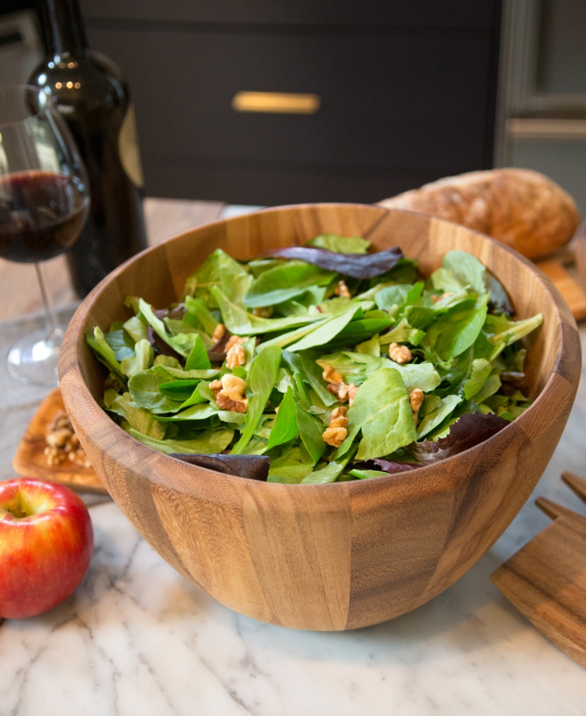 Ironwood Extra Large 202.89 oz. Round Acacia Bowl