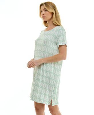 Women's Short-Sleeve Sleep Shirt