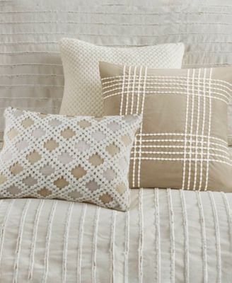 Essence Oversized Cotton Clipped Jacquard 9-Pc. Comforter Set, King