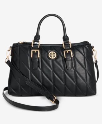 Tilted Quilt E/W Satchel, Exclusivey at Macy's