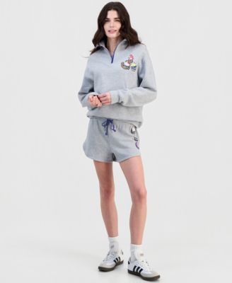 Juniors' Hello Kitty Fleece Sweatshirt & Shorts