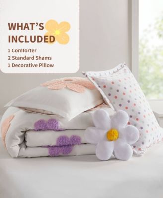 Intelligent Design Gracie Floral Reversible 4-Pc. Comforter Set, Full/Queen