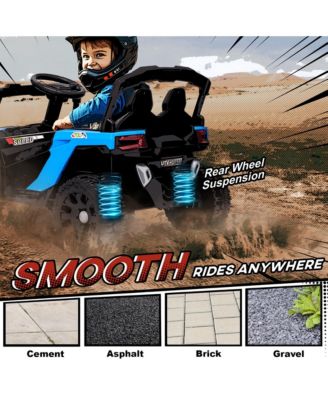 12V Kids Ride On Truck with Dual Motors for 3-5 Boys Girls