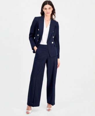 Women's Asymmetric Double-Breasted Blazer