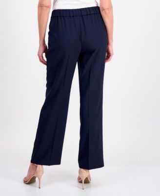 Women's One-Button 3/4-Sleeve 2 Piece Pantsuit