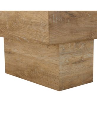 Light Wood Texture Coffee Table - 43.3"x21.6"x17.2"