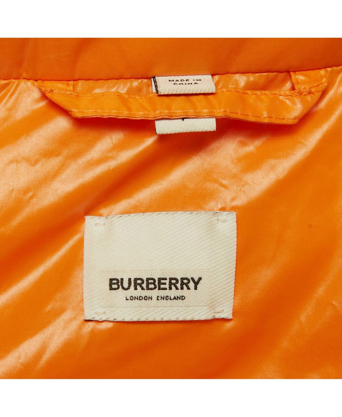 Pre-Owned Burberry Women's Multicolor Nylon Detachable Sleeve Puffer Down Jacket