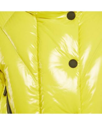 Women's Grenoble Yellow Nylon Down Ski Jacket