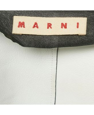 Women's Black Leather Double Breasted Short Jacket