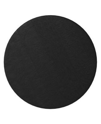 Boyd 13" Mango Wood Solid V-Chisel Accent Table