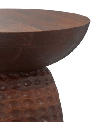 Boyd 16" Mango Wood Solid Tall Accent Table