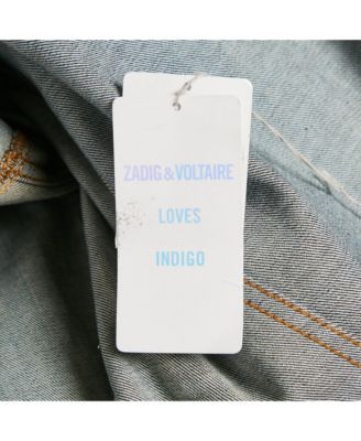 Women's Blue Denim Button Front Base Brut Jacket