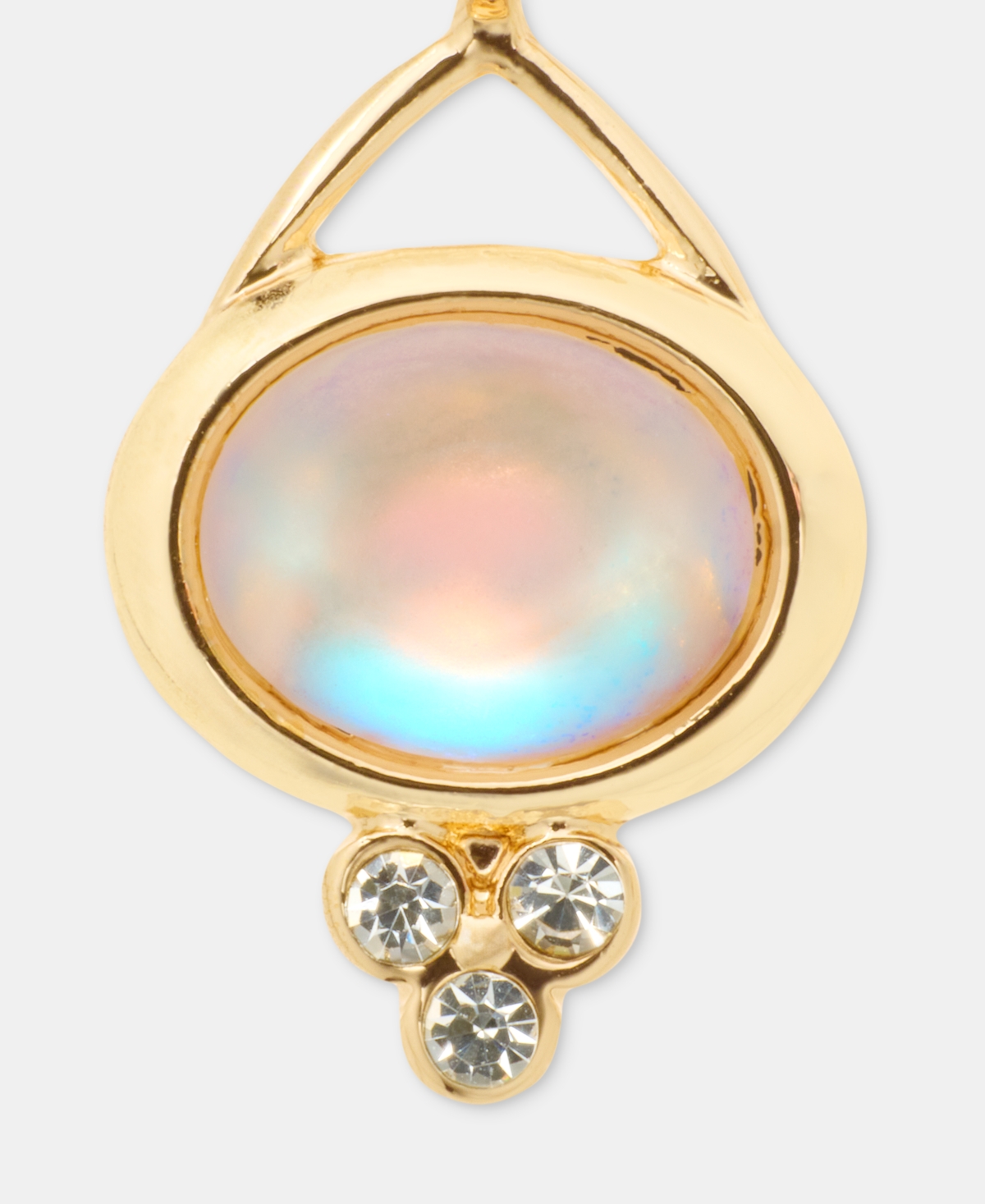 lonna & lilly White Post Stone Drop Earrings