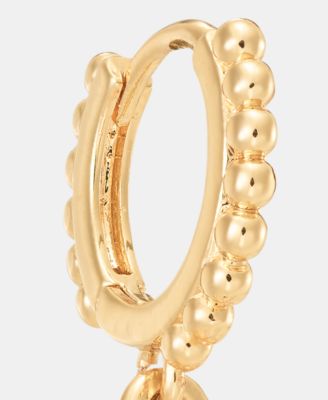 Cluster Drop Hoop Earrings