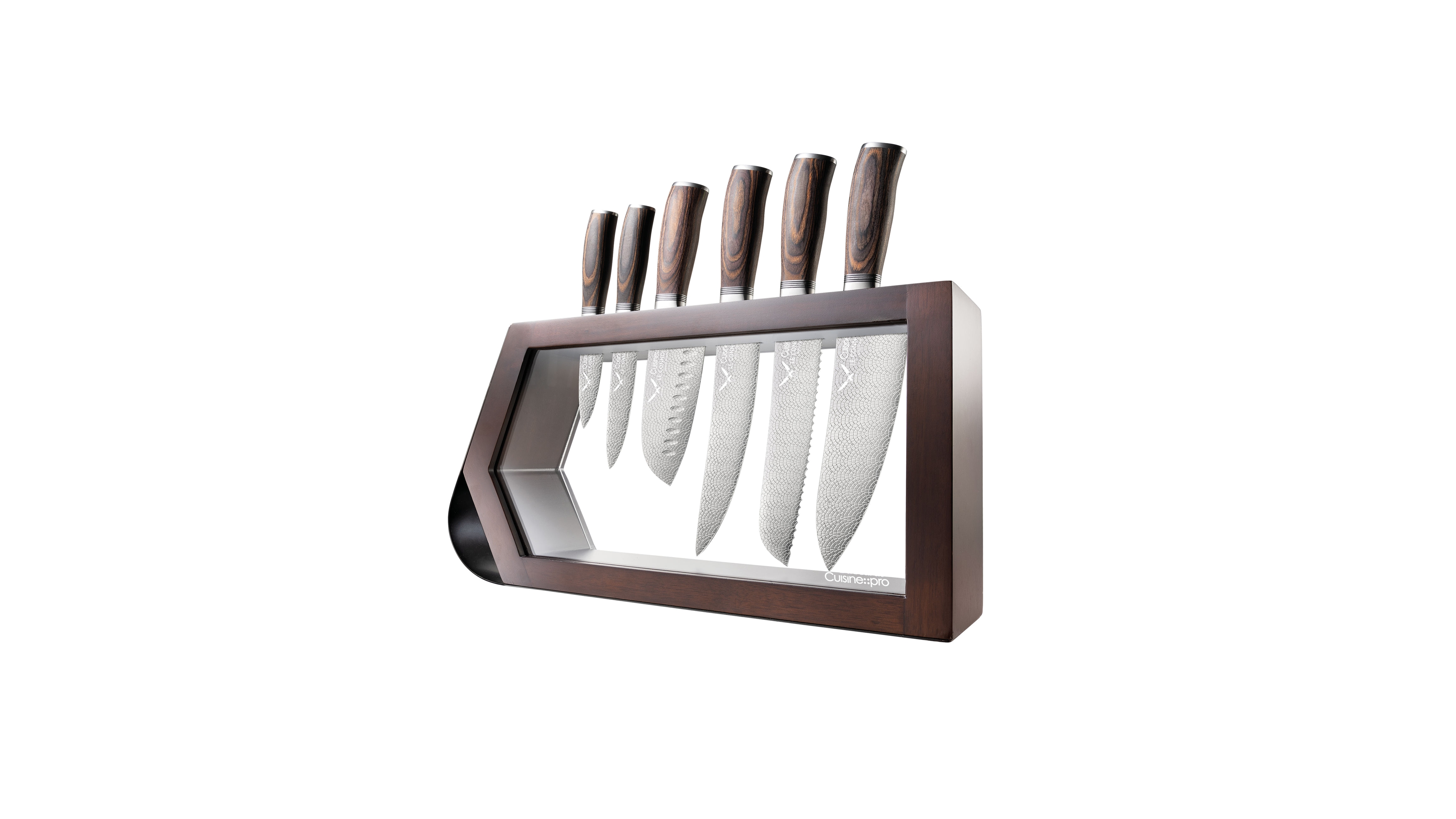 Cuisine::pro Le Connoisseur Haute Stainless Steel 7-Pc. knife Block Set