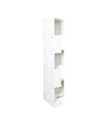 5-Tier Corner Bookshelf with LED Lights
