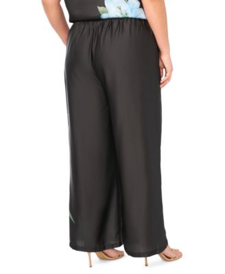 Plus Size Pull-On With Back Elastic Pants