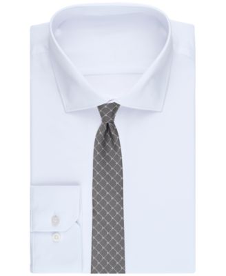 Men's Banks Geometric Pattern Slim Tie