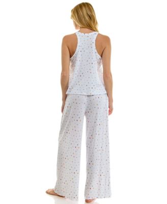 Women's High Neck Tank Top & Pants, 2-Piece Set