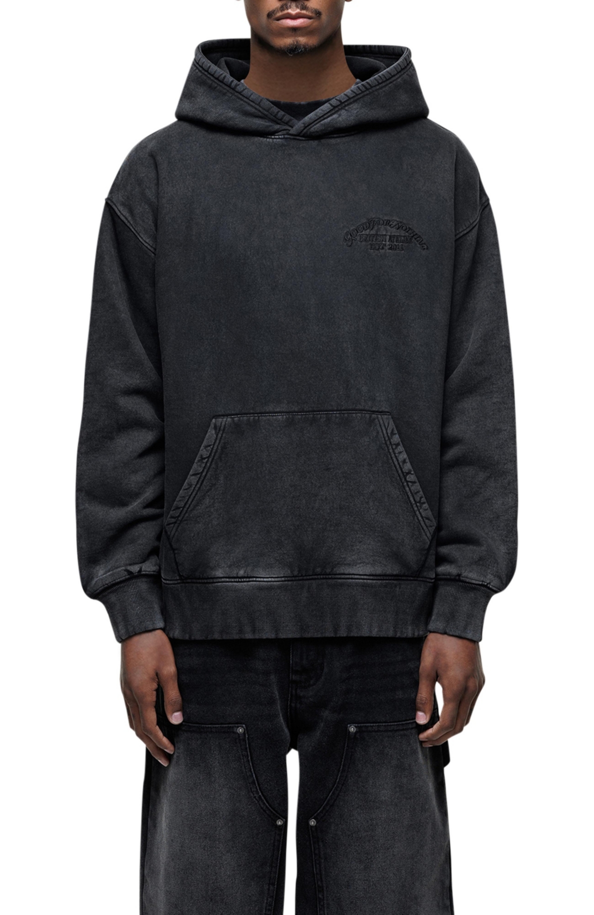 Good For Nothing Women's Vintage Washed Relaxed Hoodie