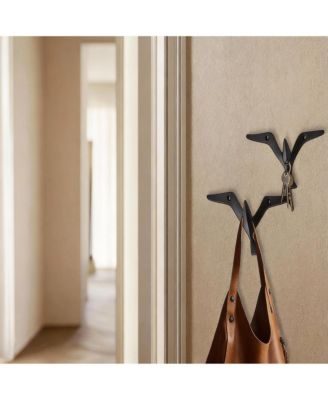 Iron Gull Bird Wall Hooks - Rustic Decor for Coats & Bags