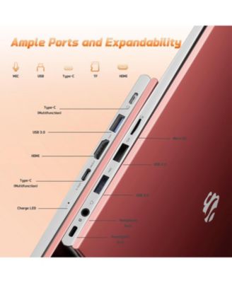 15.6" FHD IPS Student Laptop 8GB RAM 512GB SSD, 4 Cores 13th Gen Intel N150 3.6GHz Fingerprint Wi-Fi 6