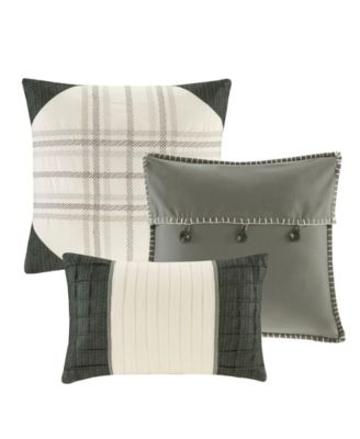 Ridge Herringbone 7-Pc. Comforter Set, King