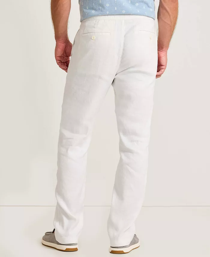 Men's Linen-Blend Beach Coast Classic-Fit Pants - thumbnail 3