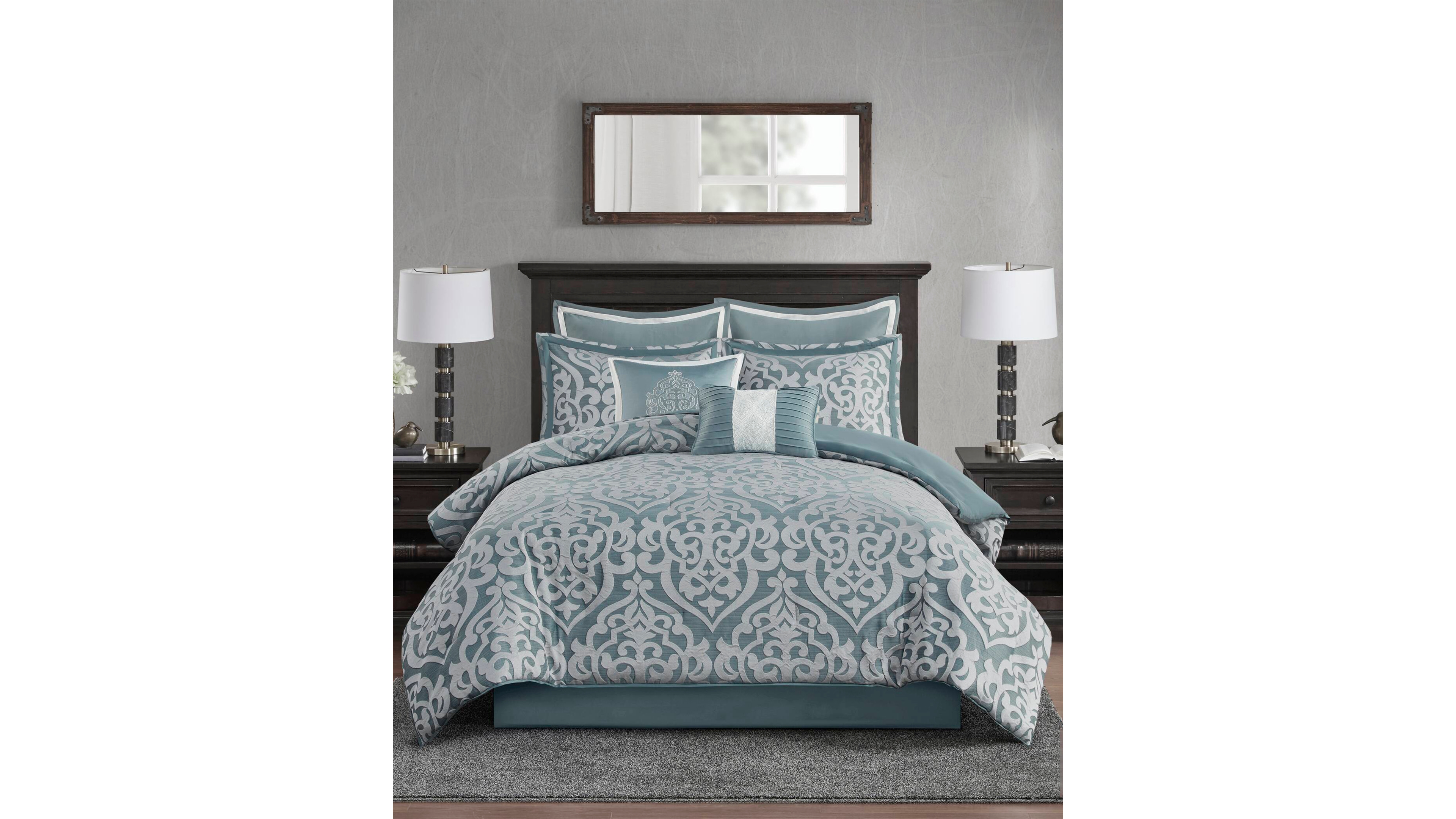 Madison Park Odette Jacquard 8-Pc. Comforter Set, King