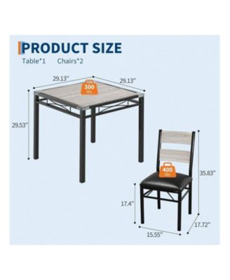 Kitchen Table Home Dining Table Set For 2 Wood Kitchen Table for Dining Room, Home Office, Living Room