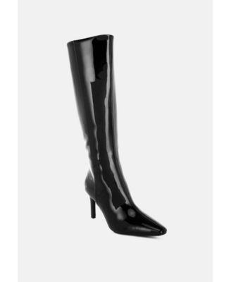 Women's Warley Patent Faux Leather Calf Boots