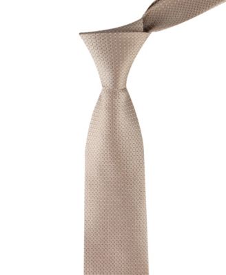 Men's Grid Pattern Silk Tie