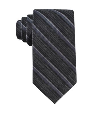 Men's Silk & Linen Blend Striped Tie