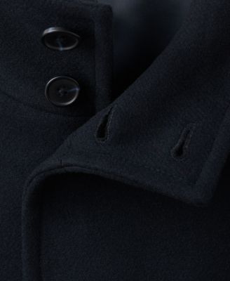 Men's Wool Funnel Neck Coat