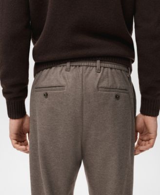 Men's Slim-Fit Flannel Pants