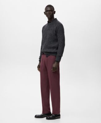 Men's Fluid Regular-Fit Trousers