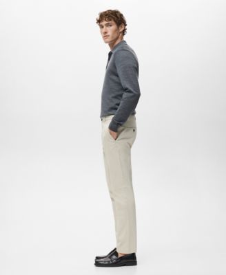 Men's Prato Cropped Tapered Chino Pants