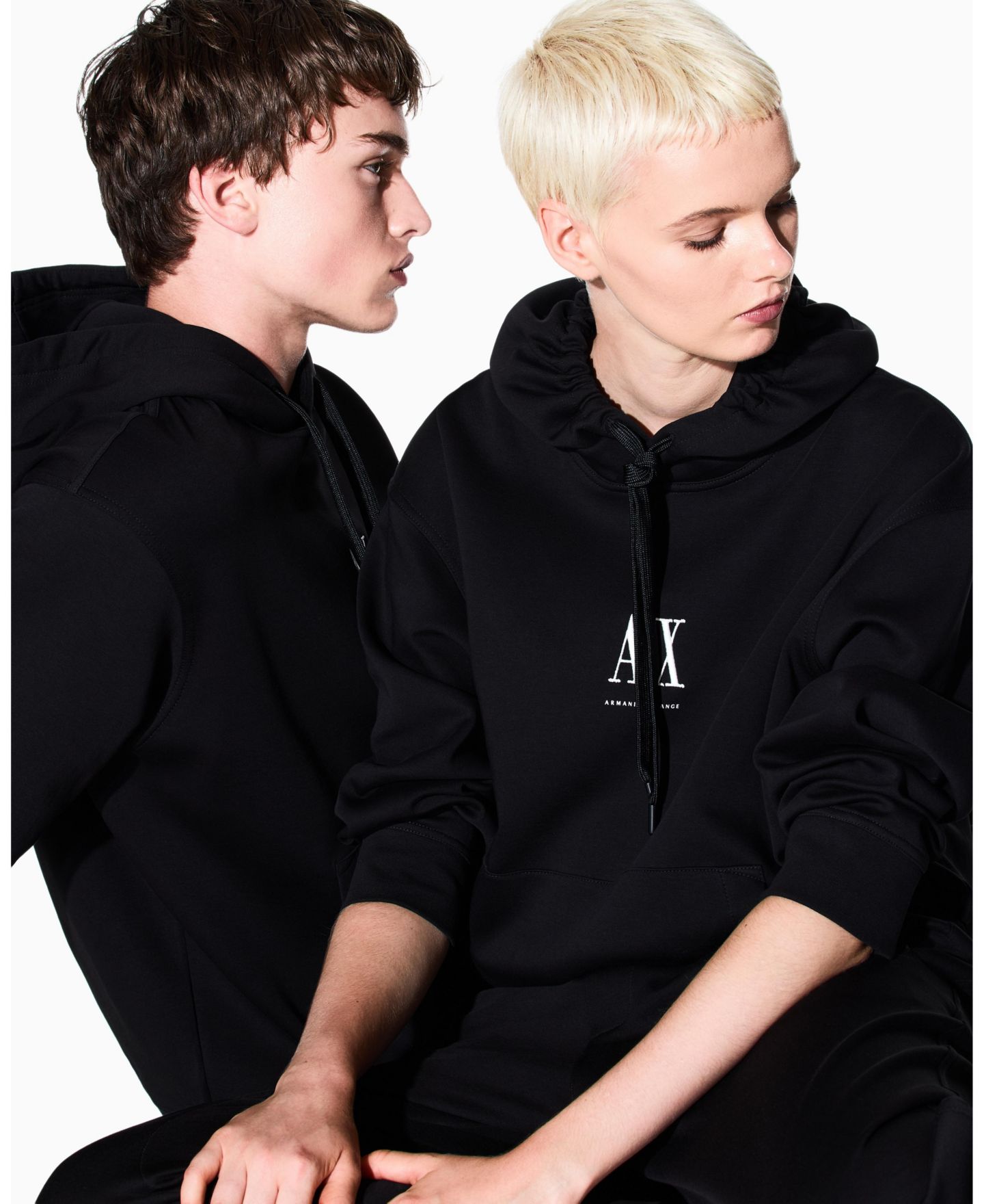 Мужские брюки A|X Armani Exchange Icon Fleece Jogger, цвет: Чёрный — фото 3