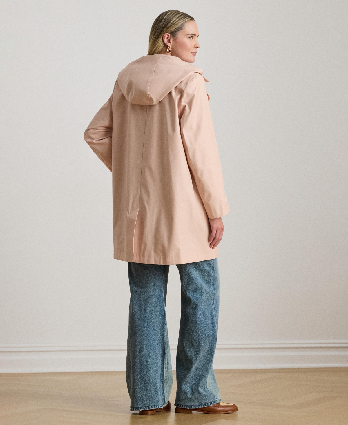 Lauren Ralph Women's Hooded Raincoat