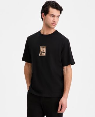 Men's Cotton Logo Graphic Crewneck T-Shirt