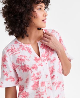 Petite Short-Sleeve Top