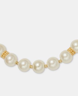 Imitation Pearl Flex Bracelet