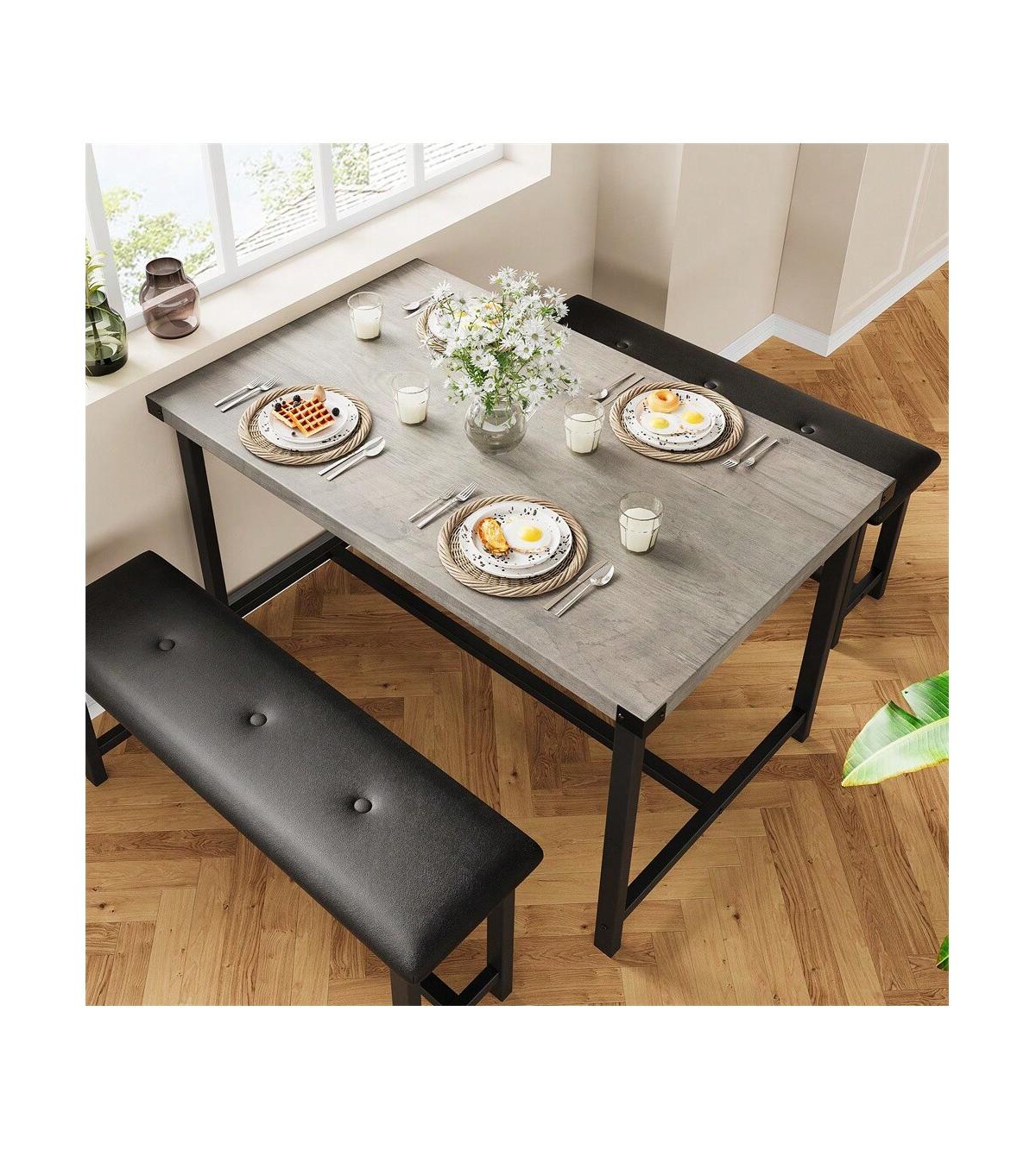 Gaomon Kitchen Table Dining Table Set For 4 Kitchen Table for Dining Room, Home Office