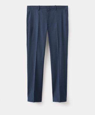 Men's Stretch Fabric Super Slim-Fit Suit Trousers