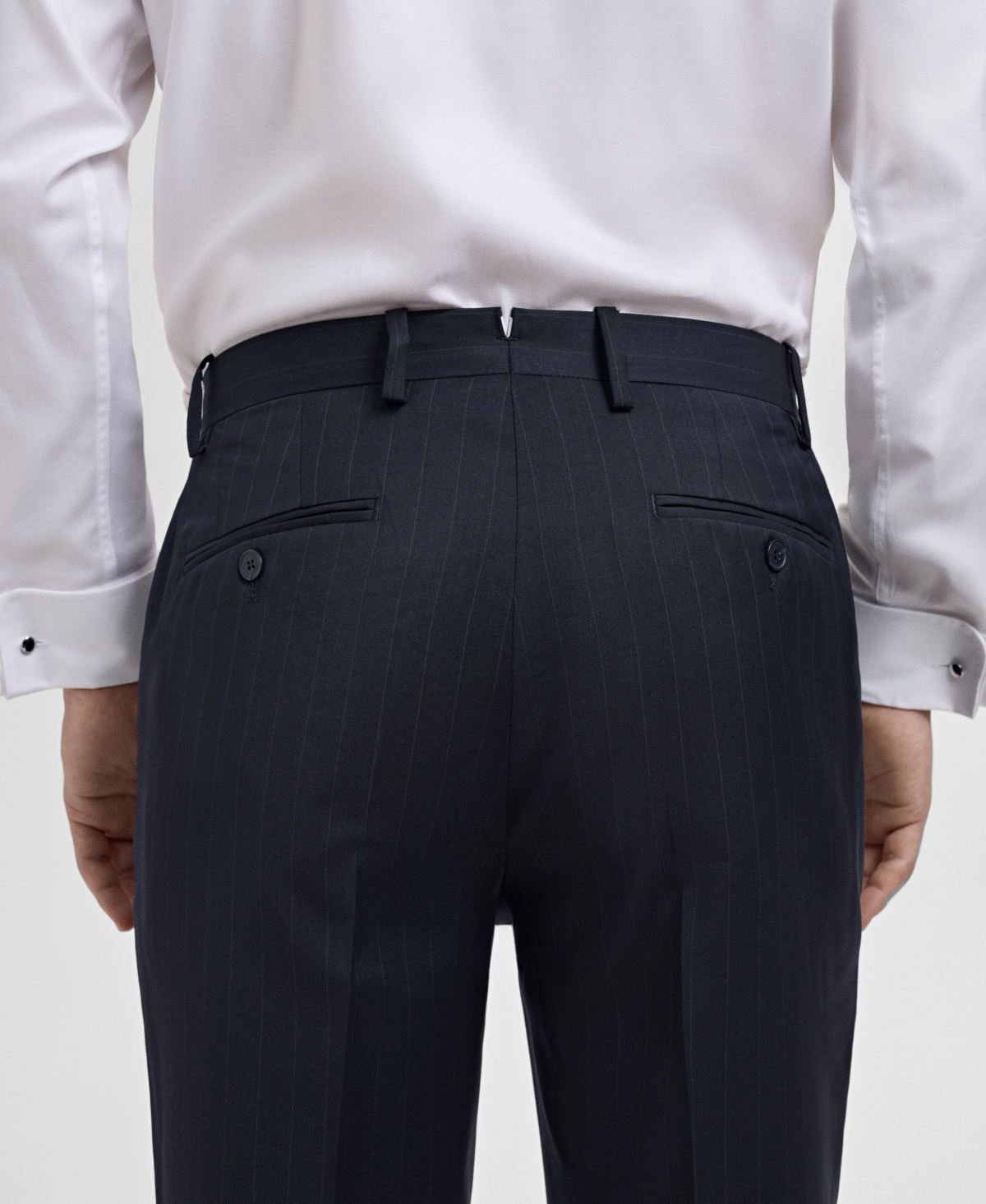 Mango Men's Venice Virgin Wool Suit Pants