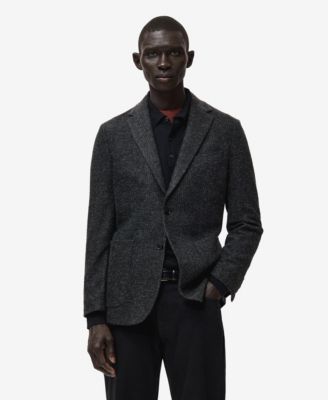 Men's Slim Fit Wool Blend Blazer