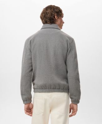Men's Textured Zip Sweatshirt
