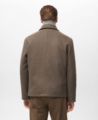 Men's Pockets Regular-Fit Jacket